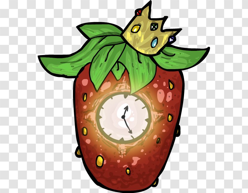 Clock King Strawberry Fruit Clip Art - Character - Help Me Identify A Pill Transparent PNG