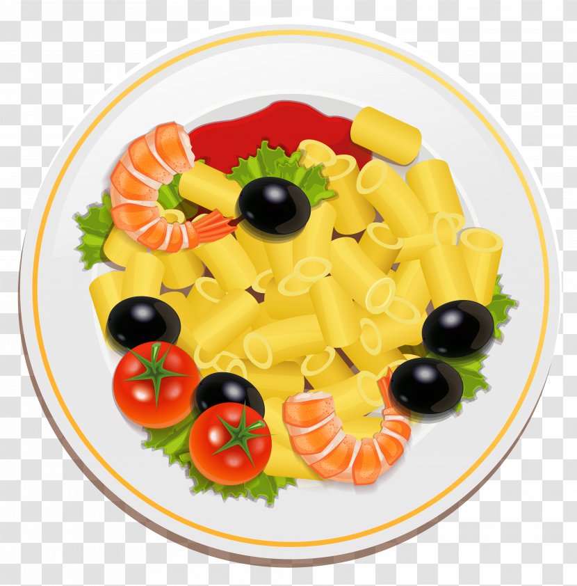 Pasta Salad Italian Cuisine Macaroni Clip Art - Cliparts Transparent PNG