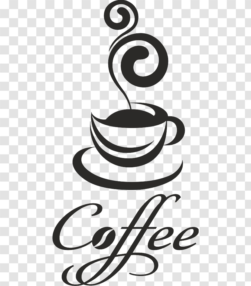 Coffee Bean Stencil Drawing Coloring Book - Calligraphy - CAFFè Transparent PNG