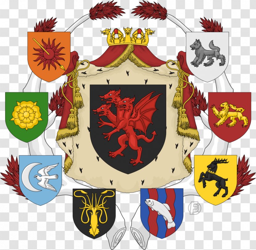World Of A Song Ice And Fire Game Thrones: Seven Kingdoms Coat Arms Crest House Targaryen - Thrones Transparent PNG