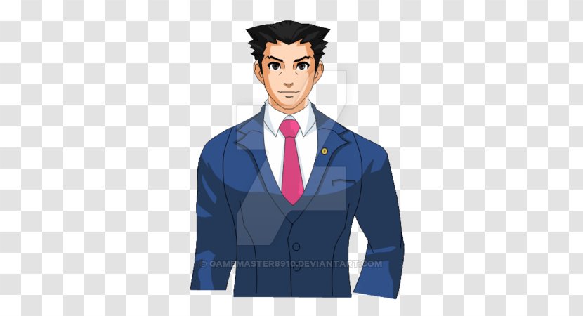Phoenix Wright: Ace Attorney Sprite Video Game - Wright Transparent PNG