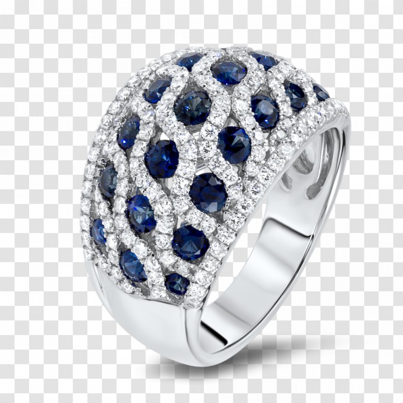 Sapphire Ring Jewellery Diamond Carat - Jewelry Making Transparent PNG