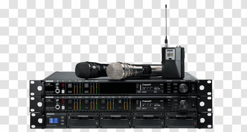 Wireless Microphone Digital Audio Shure Sound Transparent PNG