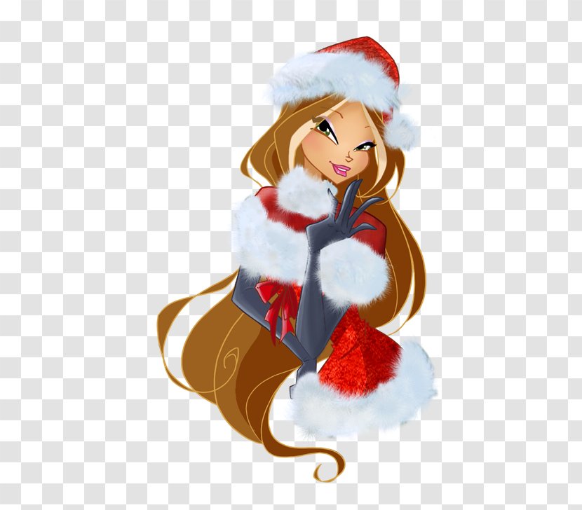 Winx Club Flora Musa Alfea On Ice - All Might - Christmas Transparent PNG