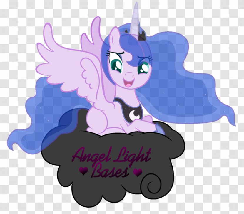 Pony Princess Luna Fluttershy DeviantArt - Frame - Angel Light Transparent PNG