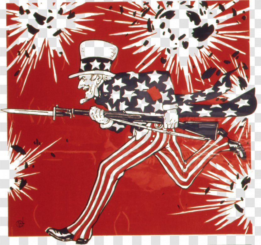United States Uncle Sam First World War Birthday Poster Transparent PNG