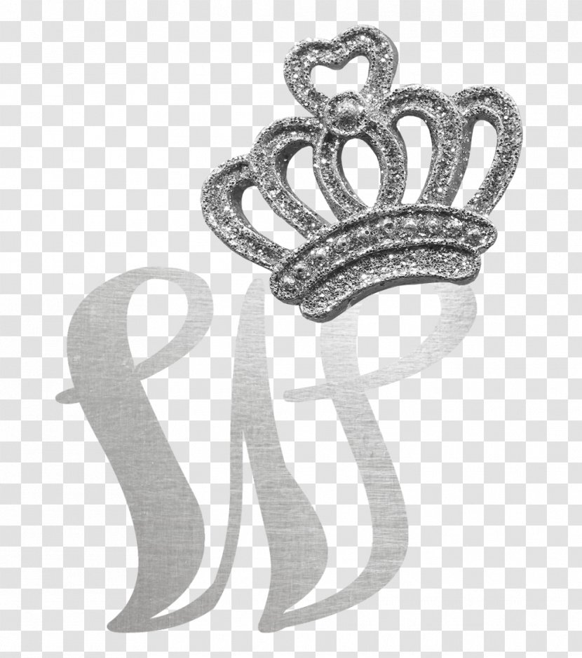 Monogram Initial Letter Crown Font - K Transparent PNG