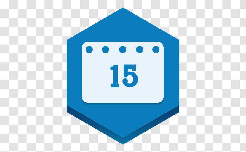 Blue Square Angle Area - Logo - Calendar Transparent PNG