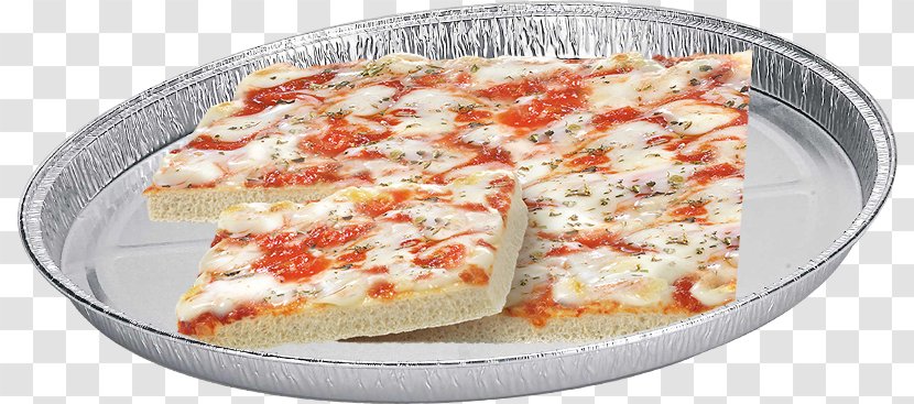 Sicilian Pizza Al Taglio Margherita Cuisine - Cheese Transparent PNG