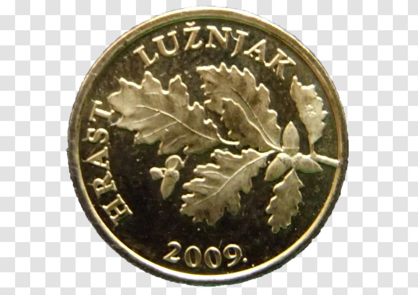 Croatian Kuna Euro Coin Currency - Money Transparent PNG