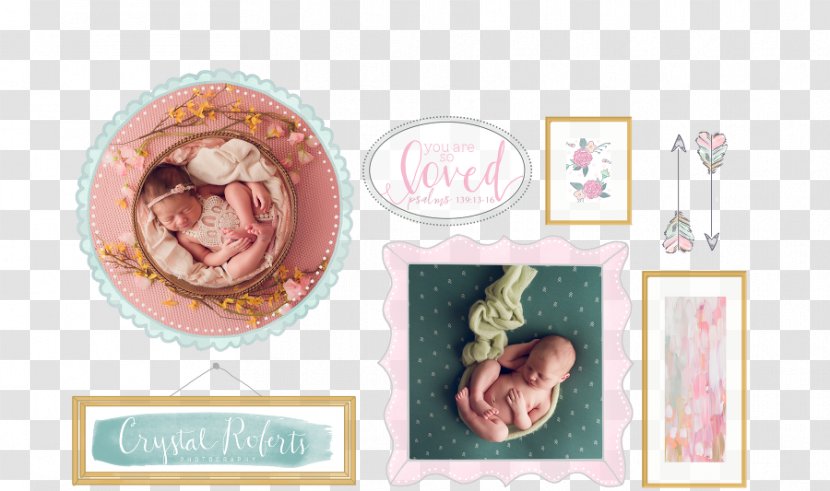 Picture Frames Ear Pink M - Hand Drawn Fresh Transparent PNG