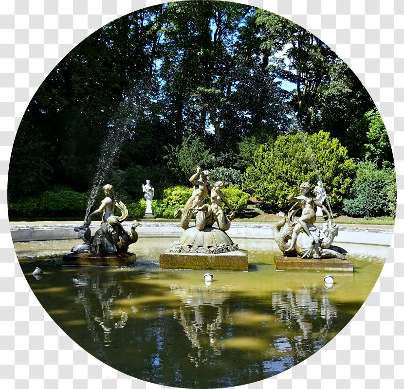 Garden Fountain Water Pond Tree - Neo-chinese Style Transparent PNG