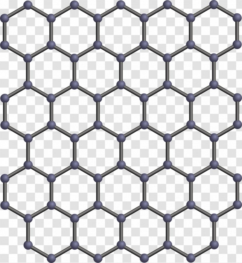 Graphene Chemistry Science Atom Lattice - Heart Transparent PNG