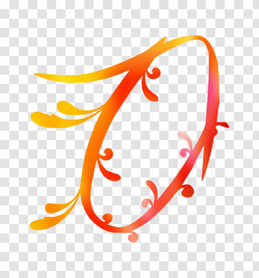 Clip Art Illustration Logo Line Orange S.A. - Calligraphy Transparent PNG