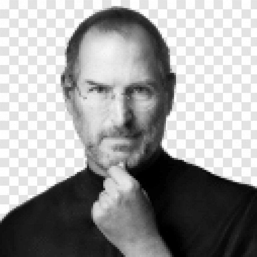Steve Jobs Apple II IPad Computer - Black And White - Borden Transparent PNG