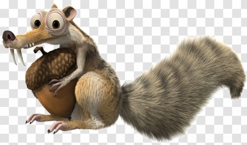 Scrat Sid Squirrel Ice Age Film - The Meltdown - Clips Transparent PNG