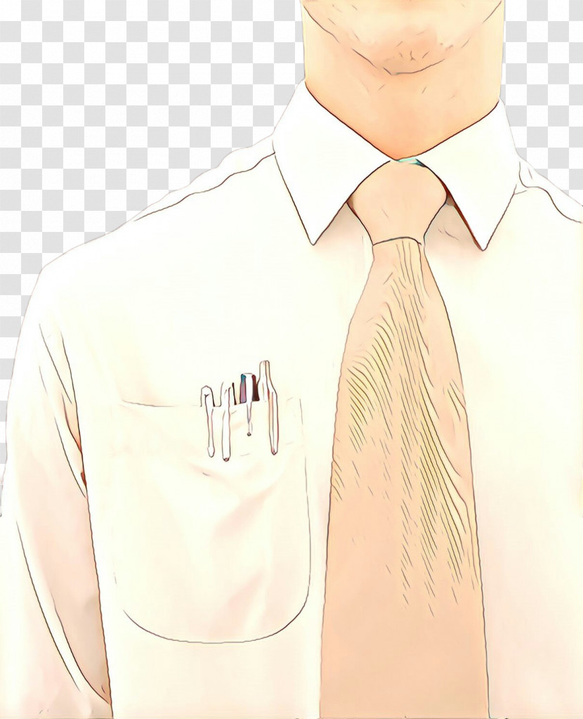 White Collar Clothing Neck Shirt Transparent PNG
