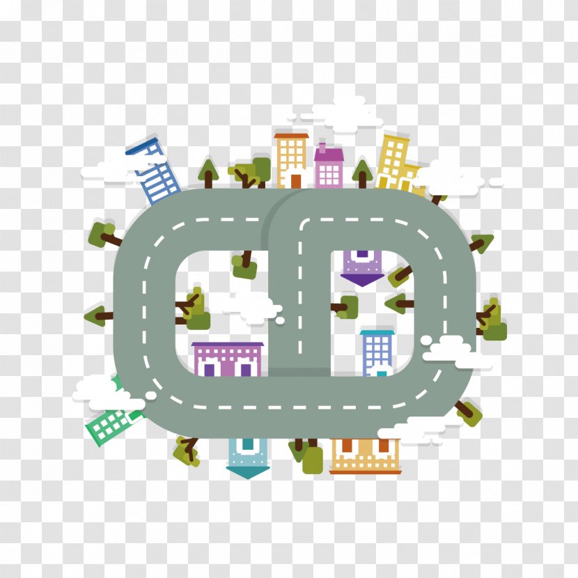 Road - Zip - Vector Creative Building And Transparent PNG