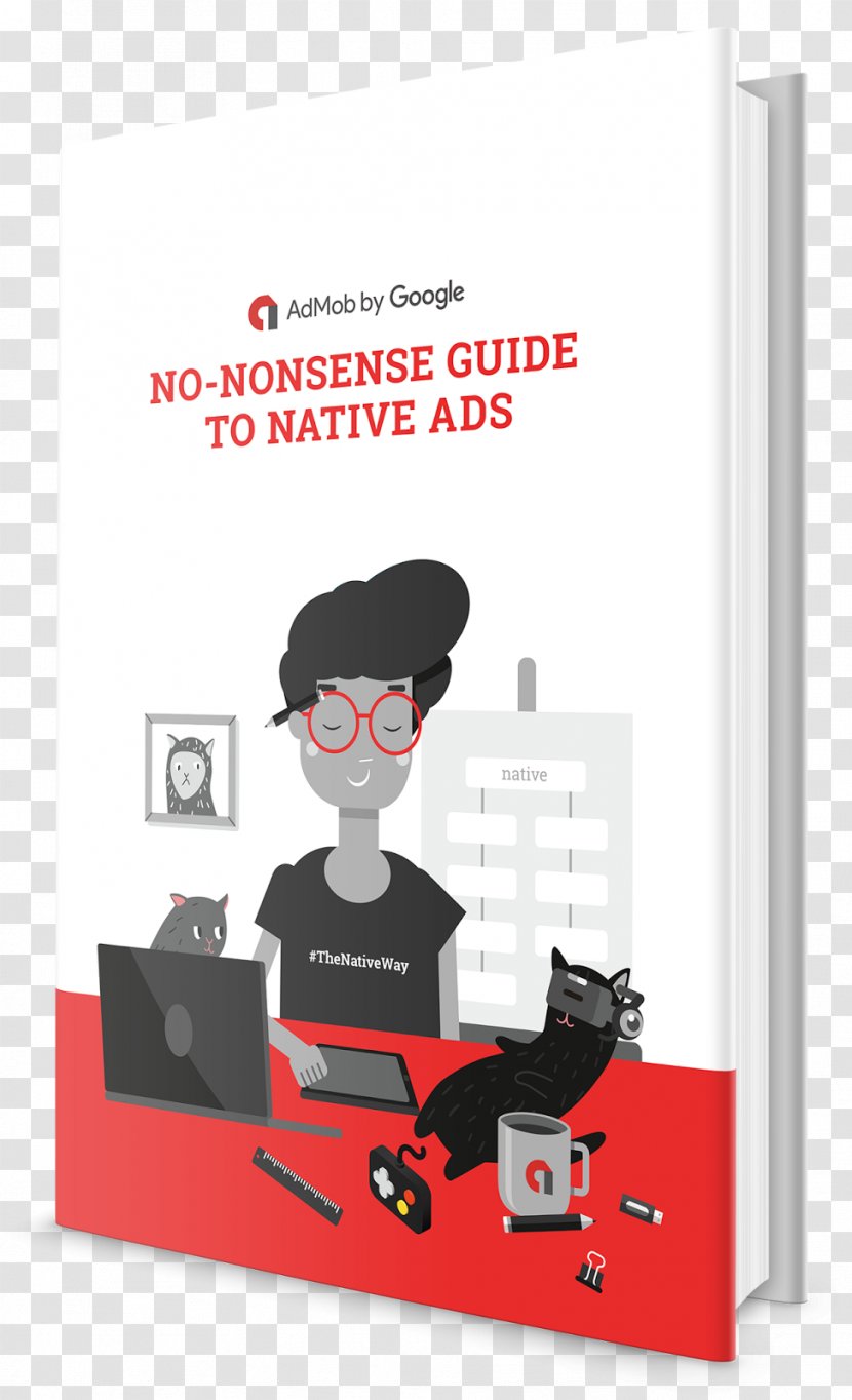 AdMob Native Advertising AdSense E-book - Poster - Book Transparent PNG