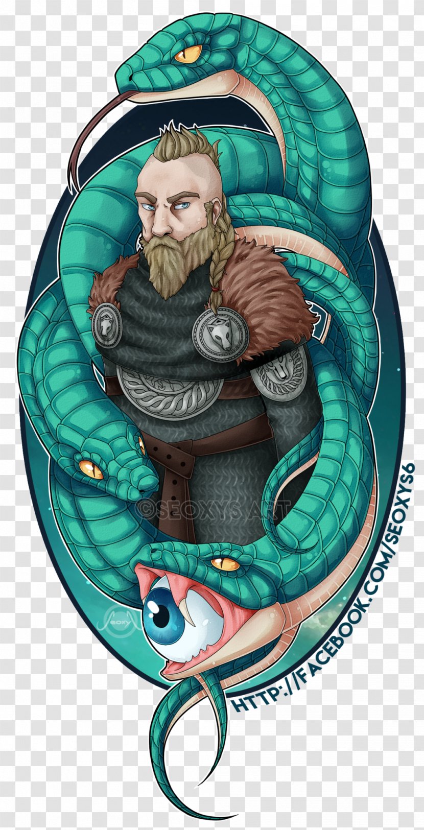 Sigurd Snake-in-the-Eye Vikings Drawing Art - Mythical Creature - Snake Transparent PNG