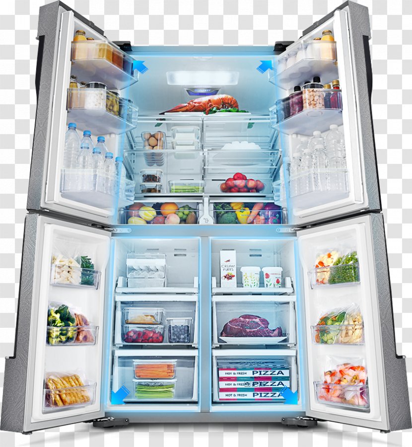 Refrigerator Auto-defrost Door LG Electronics Freezers - Kitchen Appliance Transparent PNG