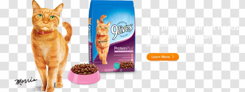 Cat Food 9Lives Pet - Meat Transparent PNG