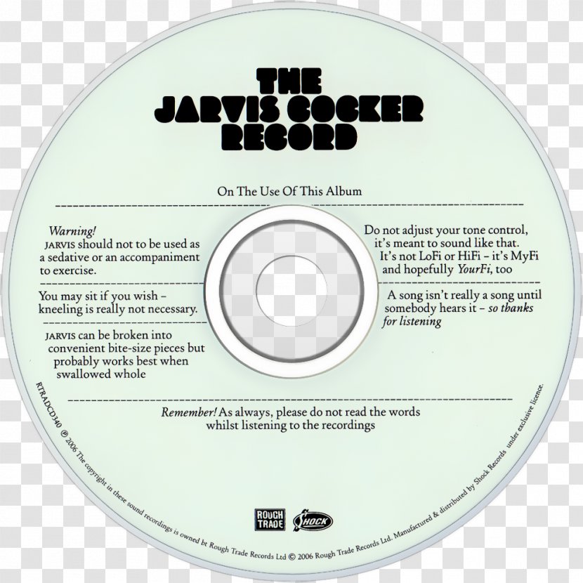 Compact Disc United States Brand - Jarvis Cocker Transparent PNG
