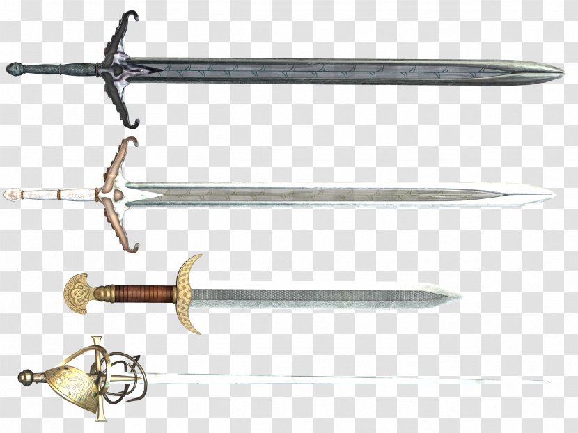 Sword Photography - User Interface - Game Weapon Transparent PNG