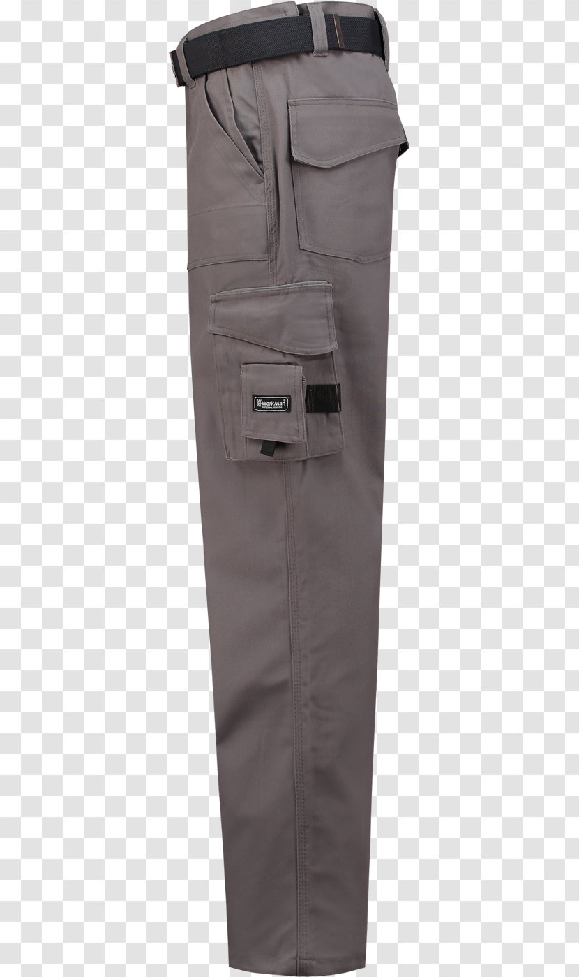 Pocket Pants - Black - Cargo Worker Image Transparent PNG