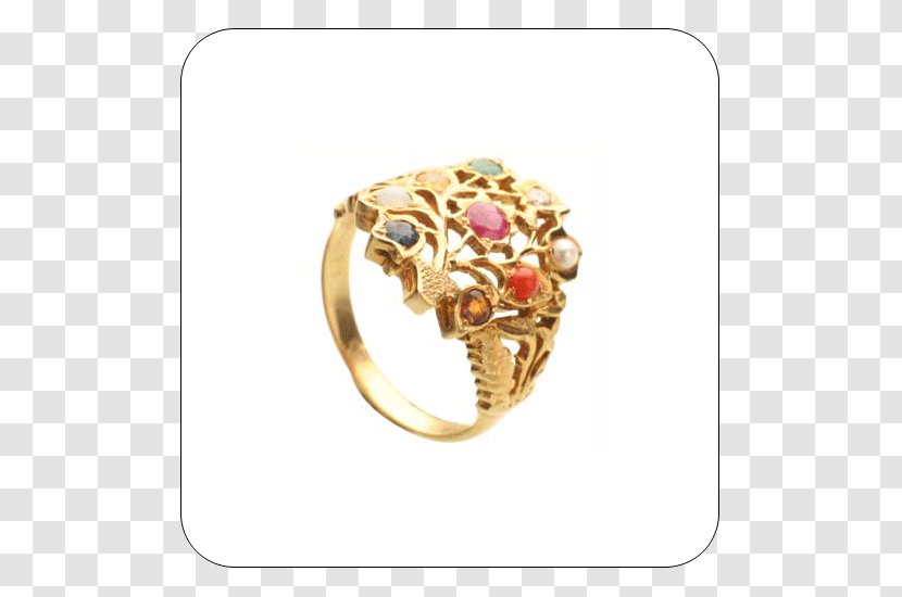 Ring Gemstone Gold Body Jewellery - Precious Stones Transparent PNG
