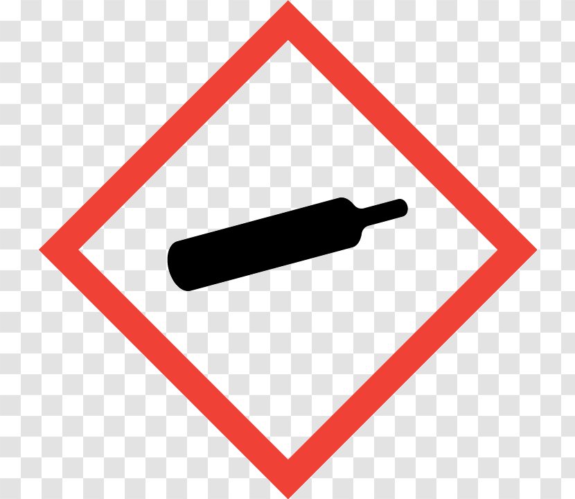 GHS Hazard Pictograms Gas CLP Regulation Globally Harmonized System Of Classification And Labelling Chemicals - Chemical Substance - Totenkopf Symbol Transparent PNG