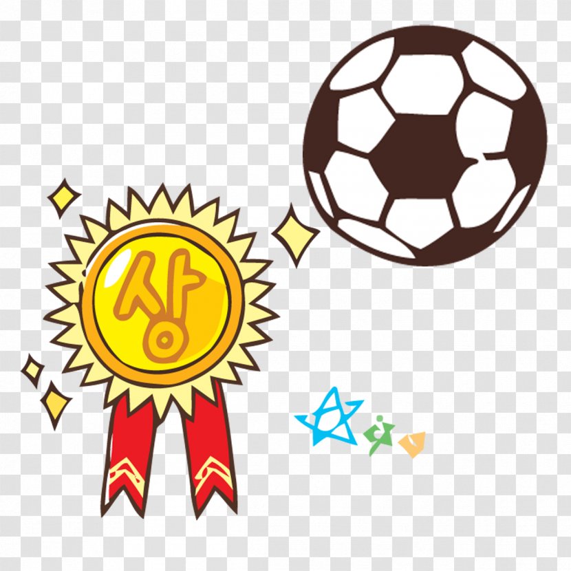 Gold Medal Vector Graphics Illustration Award - Football Transparent PNG