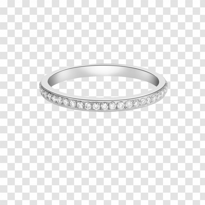 Bracelet Silver Jewellery Gold Wedding Ring - Pave Infinity Band Transparent PNG