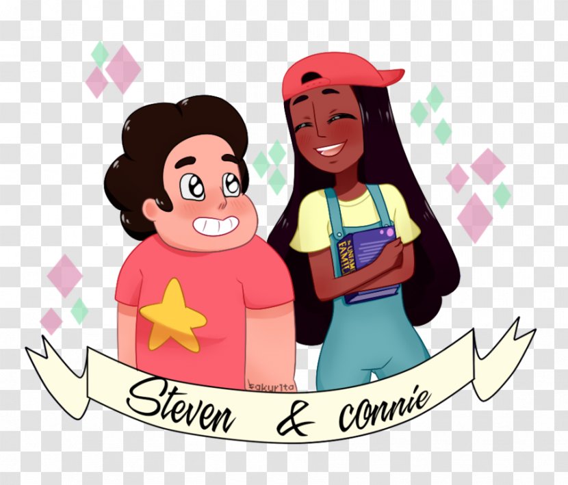 Steven Universe Stevonnie Connie Fan Art Character - Watercolor - Frame Transparent PNG