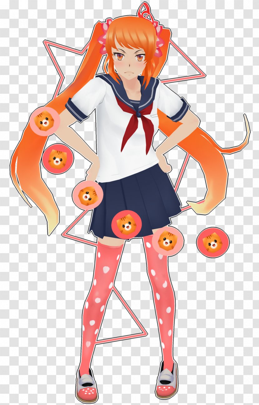 Yandere Simulator MikuMikuDance Tsundere - Frame - Mulberry Transparent PNG