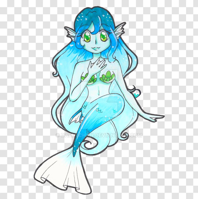 Mermaid Drawing Line Art Clip - Frame Transparent PNG