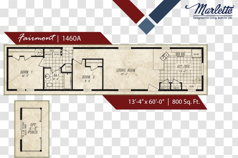 Floor Plan Mobile Home Manufactured Housing House - Bathroom Transparent PNG