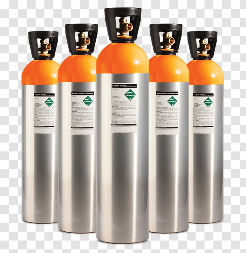 Carbon Dioxide Gas Cylinder Monoxide - Oxide - Nitrogen Transparent PNG