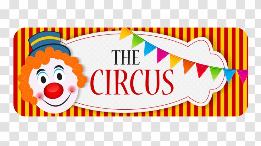 Circus Banner Stock Photography Illustration - Cuisine - Vector Clown Card Transparent PNG