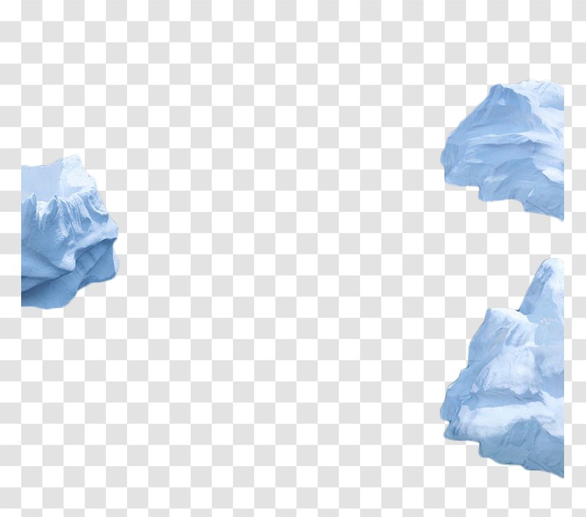 The Icebergs Clip Art - Azure - White Iceberg Transparent PNG