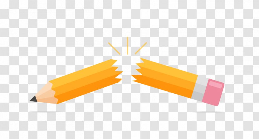 Yellow Angle Font - Orange - Vector Pencil Transparent PNG