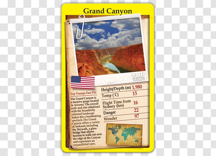 Winning Moves Top Trumps Card Game - Trump - Wonders Of The World Transparent PNG