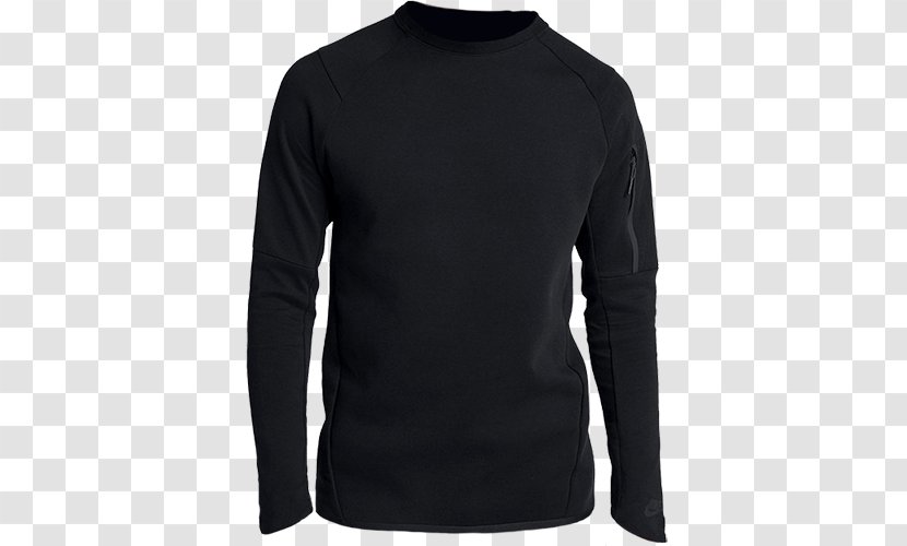 T-shirt Jacket Zipper Reebok - Polar Fleece - Wear Black Yarn Transparent PNG