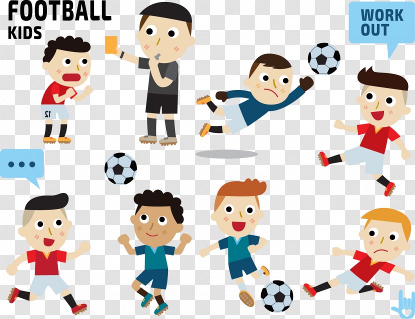 Cartoon Referee Illustration - Technology - Football Sunshine Boy Transparent PNG
