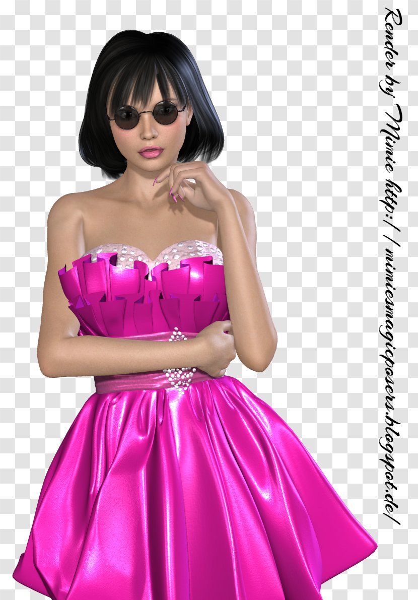 Cocktail Dress Photo Shoot Gown Model - Watercolor Transparent PNG