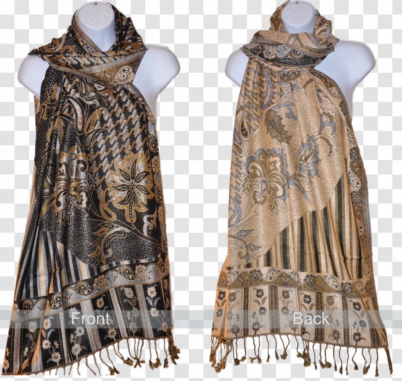 Outerwear Brown Neck - Clothing - Black Shawl Transparent PNG