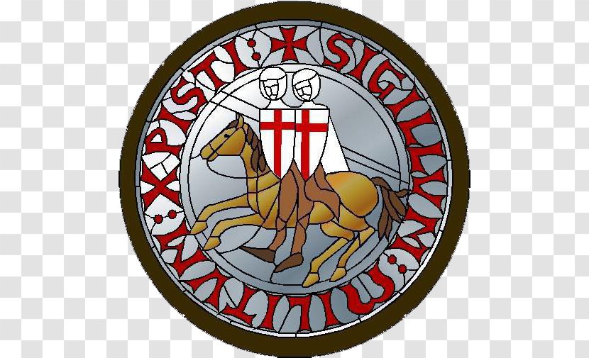 Knights Templar Seal Middle Ages Crusades - Non Nobis - Knight Transparent PNG