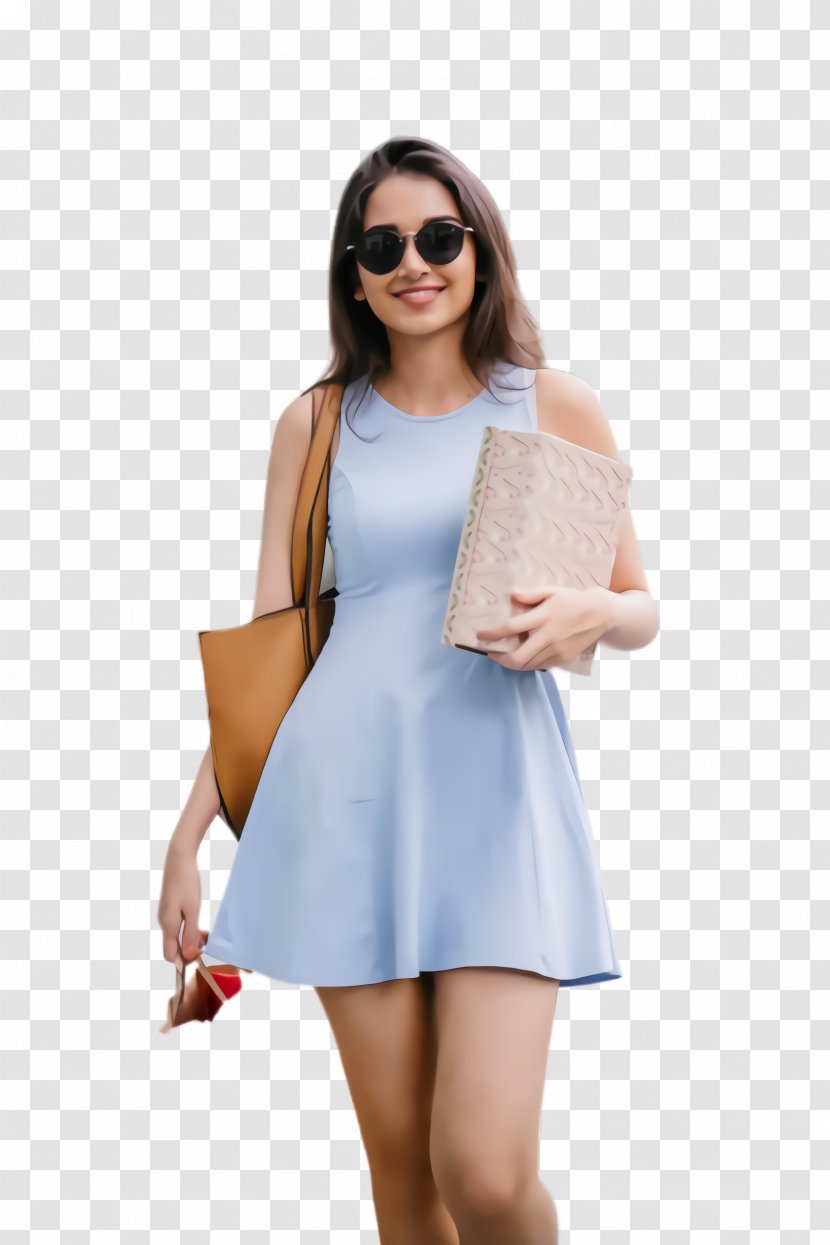 White Clothing Blue Shoulder Eyewear - Fashion - Joint Sleeve Transparent PNG