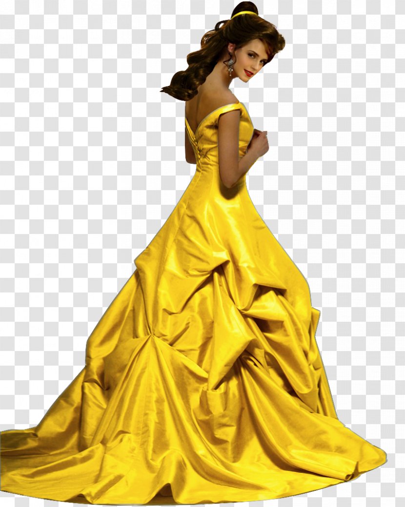 Belle Wedding Dress Disney Princess - Clothing Transparent PNG