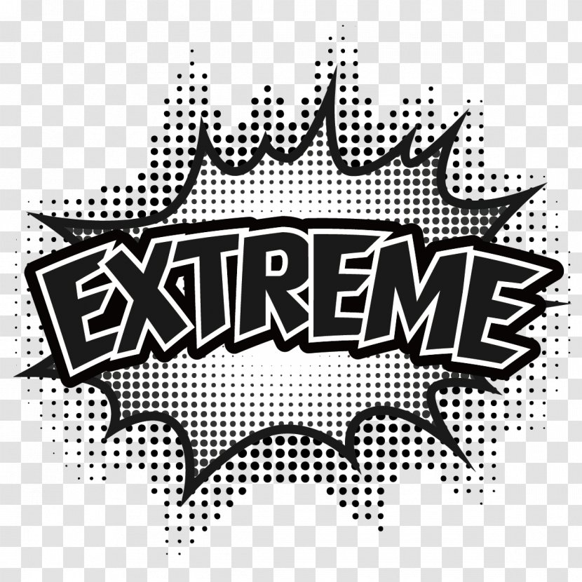 Extreme - Text - Promotional Explosion Stickers Transparent PNG